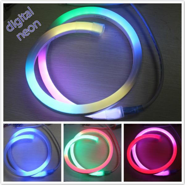 Lâmpadas de fio de néon digital de 14*26mm IP65 à prova d'água de 24v