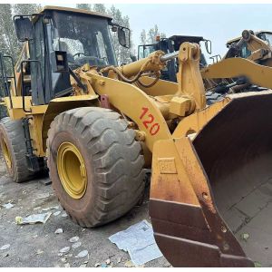 Second Hand Front Loader Real  Cat966h Wheel Loader Payloader