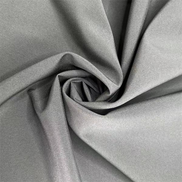 Spring Polyester 150D Weft Knitting Fabric 150D*150D+40D 98% Polyester 2% Spandex 166GSM