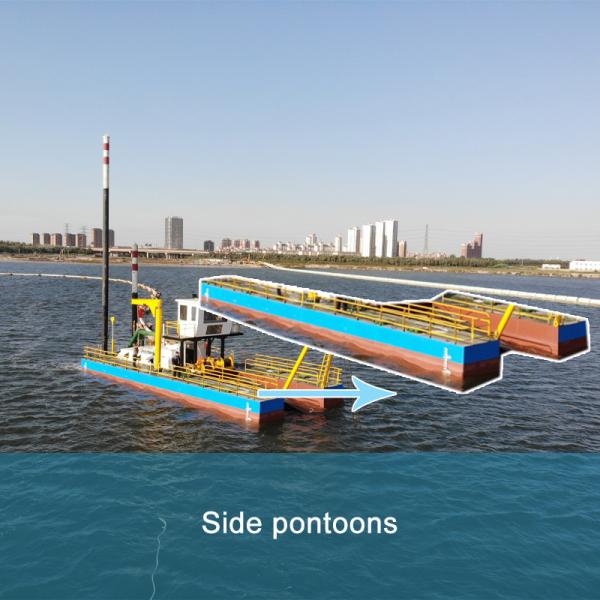 Solid Capacity 600m3/H Discharge Distance 1500m Length 38m Sand Dredger with CE/ISO