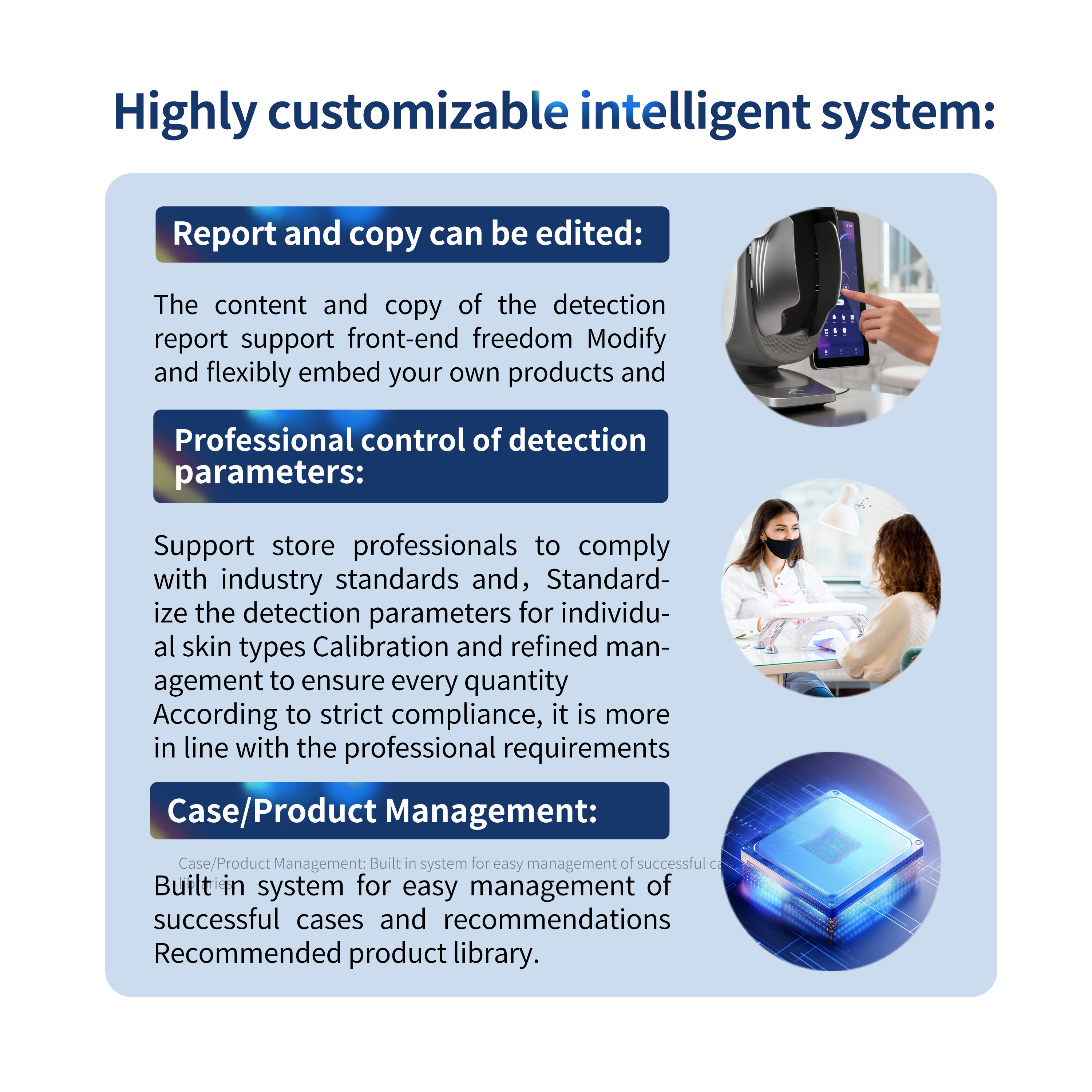 X3 Skin Analyzer AI Camera Salon Facial Diagnostic Beauty Detector HD Scanner Machine Equipment