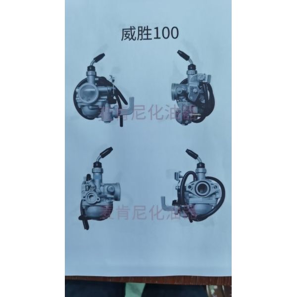 Carburetor for Winsheng 100 /Winsheng 100 100cc Motorcycle Engine - Direct Replacement Fuel System Carburetor