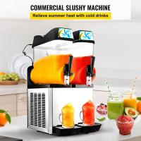 Margarita Slush Machine Automatic elétrica 2 tanques congela o chá Juice Making Device
