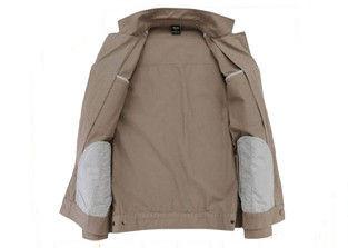Cotton / Polyester Men's Work Coats Jackets , Custom Women's Embroidered Workwear