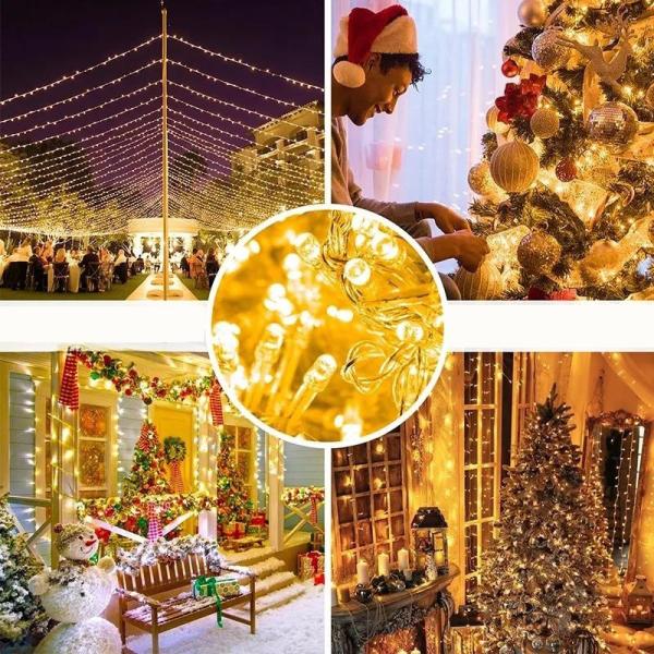 Outdoor Waterproof 300m Purple LED Fairy Lights String Garland for Christmas Holiday Decoration