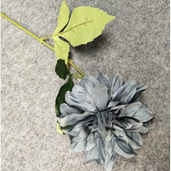 European Style 3 Heads Dahlia Artificial Flower For Home Party Wedding Silk Flower