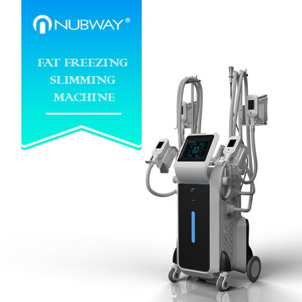 most effective body slimming 4 handles Cryolipolysis with Wind cooling + water cooling+ semiconductor cooling