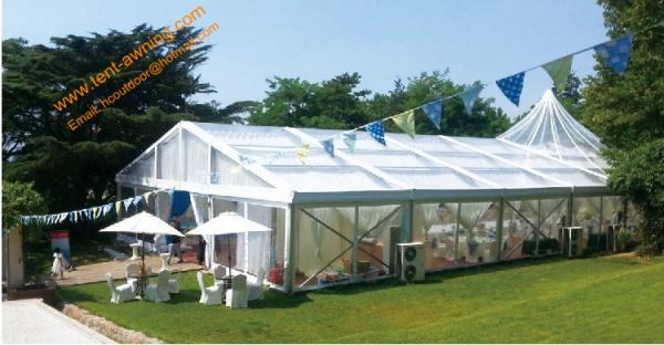 Waterproof  Aluminum  Frame Tent  PVC Cover Customized Sizes Outdoor Marquee Tents