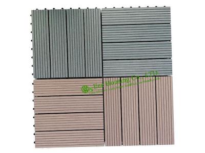 Garden Tiles For Sale, WPC Outdoor decking For Garden, easy Installation wpc decking tiles, 300x300mm