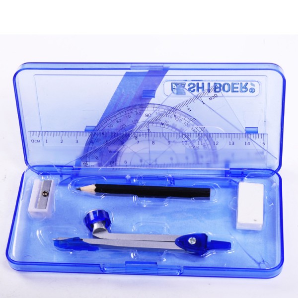 Wholesale High Quality 8pcs School Mathematical Instrument Set