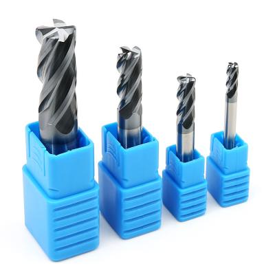 Good Rigidity Carbide End Mill CVD Coated Corner Rounding End Mill