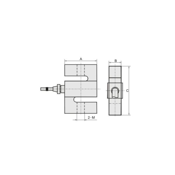 Analog Output Precision Load Cell , 500kg / 1000kg Compression Type Load Cell