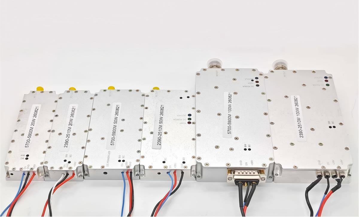 100 MHz–3 GHz Wideband Anti Drone Module 10W Drone Jammer System High Sensitivity