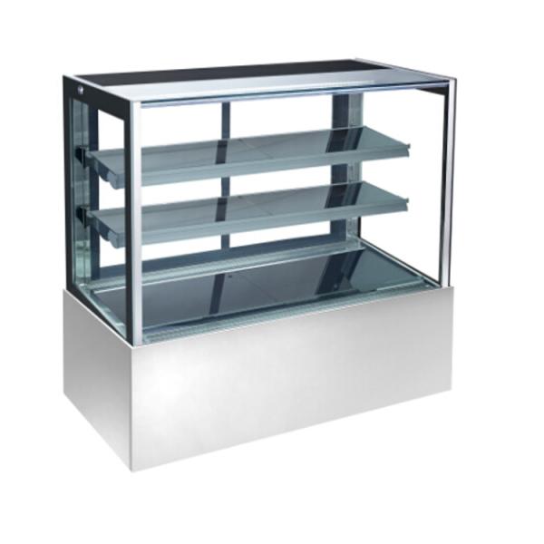 Dessert Cake Showcase Bakery Display Refrigerator with Marble Base Fan Cooling