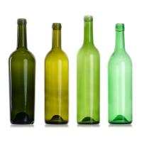 Garrafa de 750 ml de vidro de vinho tinto vazia Garrafas de vinho licoroso com tampa de parafuso