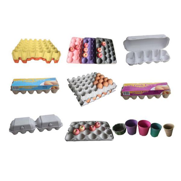 Waste Paper Full Auto Rotating Type Egg Tray Forming Machinery / 5000pcs/ h