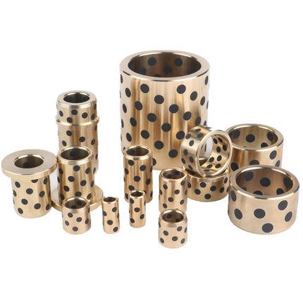 Plug Graphite Sleeve Guide Inch Sized Bushings , Bronze Graphite Bushings Metal Standard
