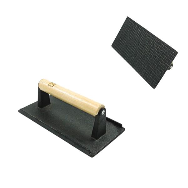 Пресса гриля литого железа Preseasoned для ломая бургеров/мяса