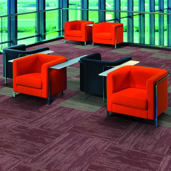 Superseptember Office Floor Tiles Design Loop Pile Pattern with 2.8/4.5mm Pile Height