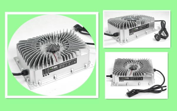 IP65 Fully Sealed Marine Battery Charger 36V 30A For LiFePO4 Battery Pack