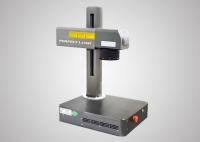 Gravadora a laser de fibra mini compacta de mesa com posicionamento de luz vermelha