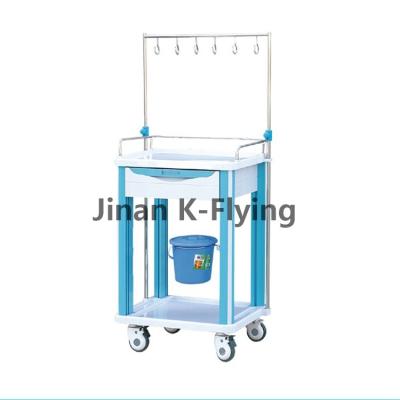 Carro médico do trole da infusão ajustável da altura com rodas