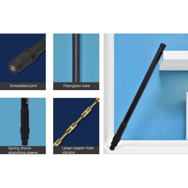Jammer Antenna - Shock-Absorbing Drum Spring, External Omni-Directional FRP (For Backpack/Vehicle Suitcase Equipment)