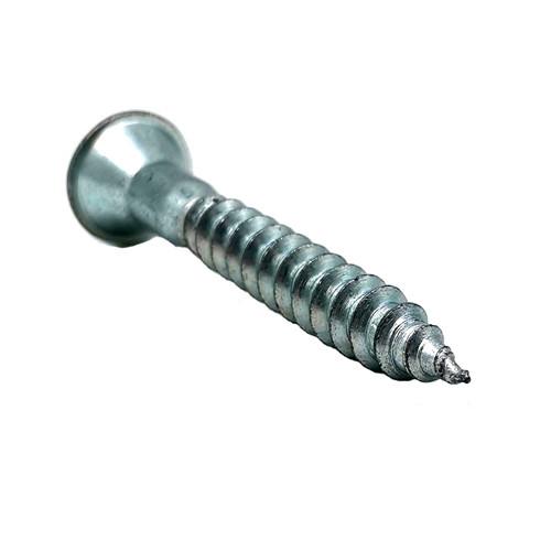 M6 Carbon Steel Self Tapping Screws Zinc Plated Slotted Flat / Countersunk Head