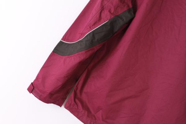 Burgundy Womens Outdoor Waterproof Jacket Windproof Cool Design