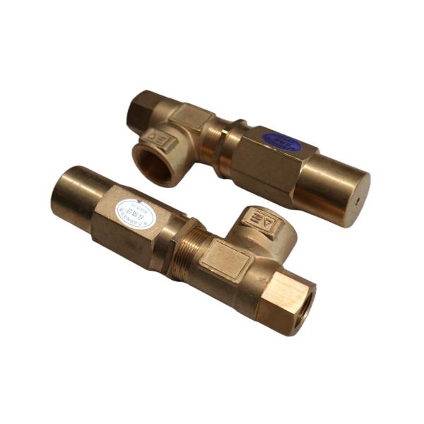 Válvula de seguridad del circuito de agua de la barredora: Válvula de protección contra presión y alivio rápido de presión