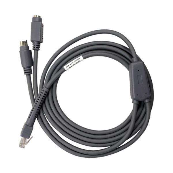 6.5ft PS2 KWB Barcode Scanner Cables , Keyboard Wedge Cable For Ls2208 DS3408