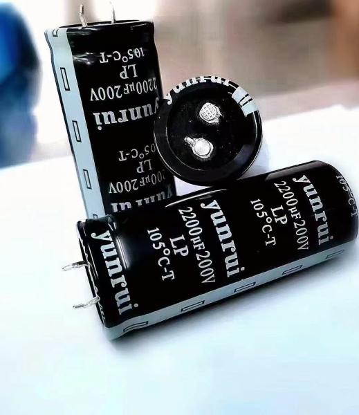 Electrolytic Capacitors with Lead Line Strength Tensile force may cause short circuit or leakage current rise Top Choice