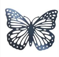 Tecnologia de corte a laser Prata delicada Arte borboleta Decoração Suporte Padrão de personalização