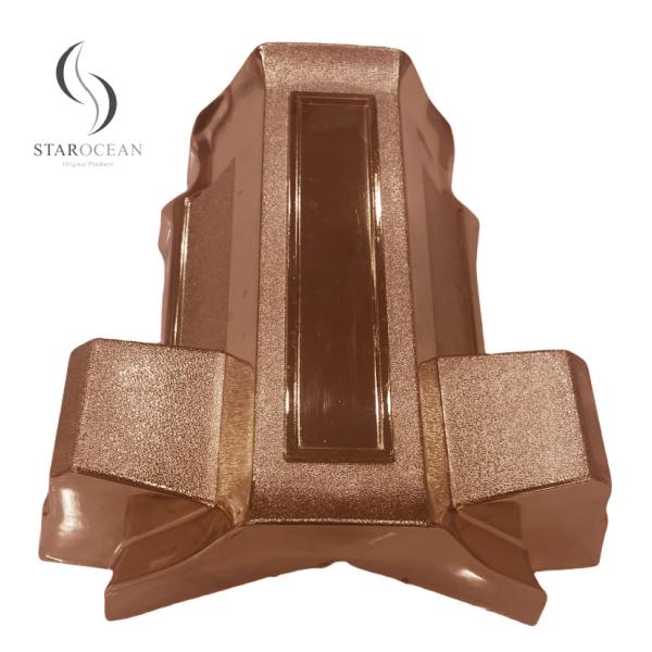 Bronze Plastic Coffin Corner Set With Lugs And Steel Bars Premium Accessories 7# B