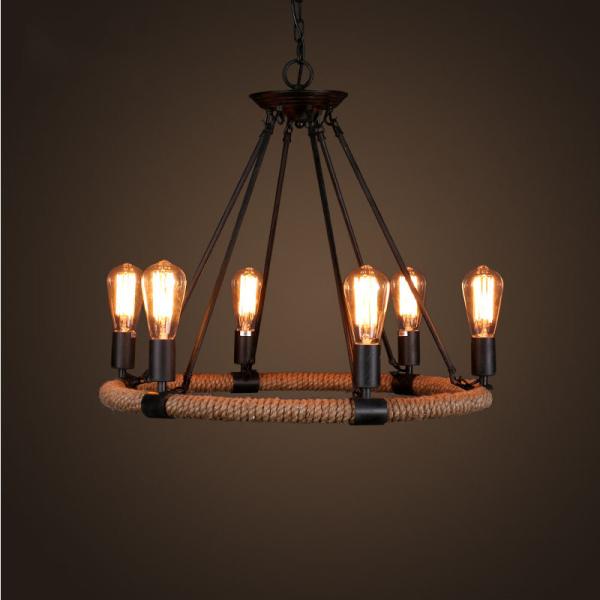 Loft Rattan pendant light For Kitchen Bedroom Dining room Lighting Fixtures (WH-VP-12)