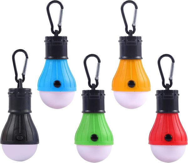 Tent Lamp Portable LED Tent Light Clip Hook Hurricane Emergency Lights LED Camping Bulb Camping Tent Lante