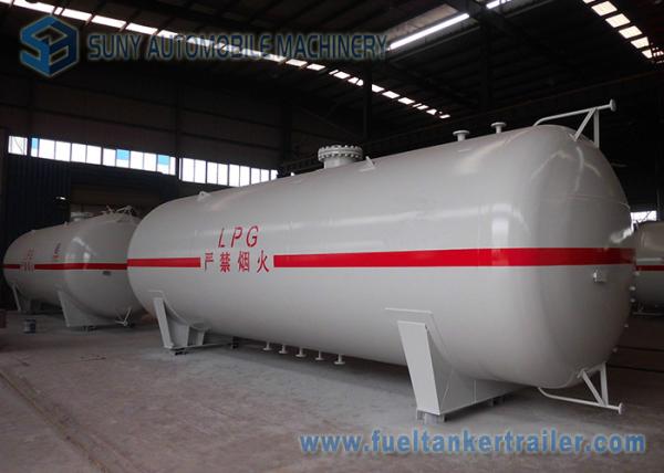 Round / Ellipse Safety LPG Tank Trailer 25000L Horizontal Bulk