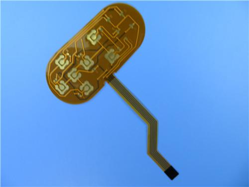 SF201 Polyimide Flexible PCB 1-layer 1mil FPC Built on Polyimide Film with Double Layer Structure