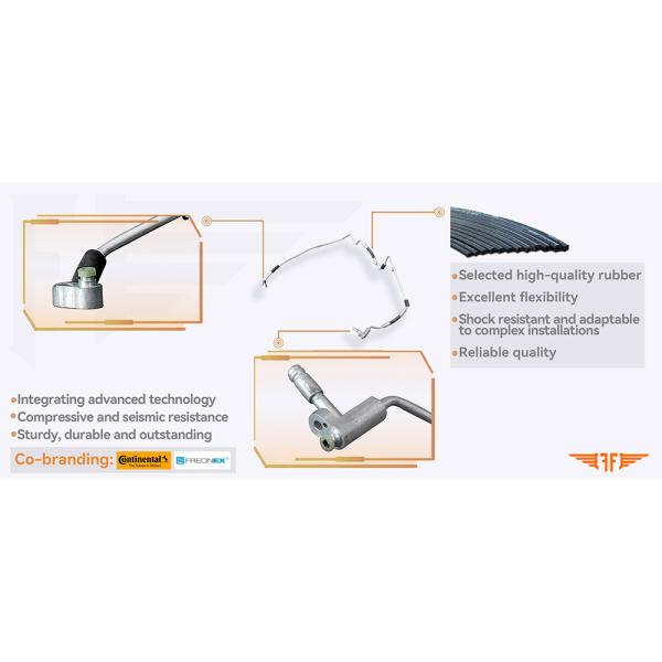 Chevrolet 95081735 Discharge Suction Air Conditioning Pipeline Sonic 1.4 1.8L 13-15