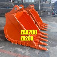Rouge résistant de seau de roche d'excavatrice d'OEM Pc200 Pc210 ou client requis