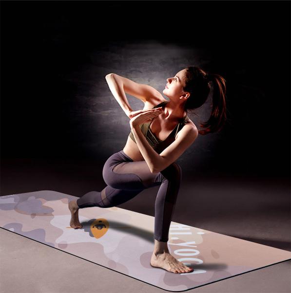 Super Grip Foldable Exercise Mat / Modern Full Size Yoga Mat For Girl