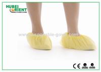 Couverture de chaussure médicale CPE imperméable à l'eau coloré Prévenir les éclaboussures avec du caoutchouc élastique