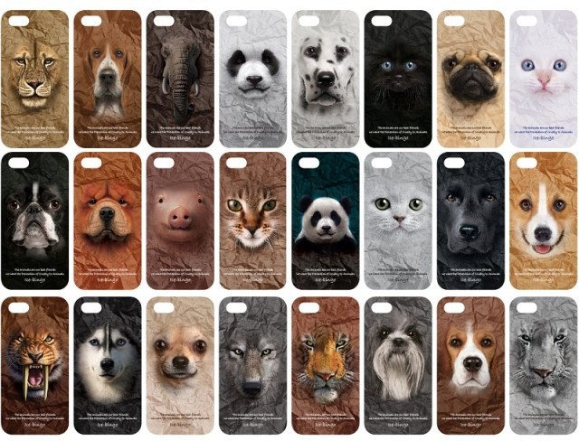 Cartoon PC Phone Case , Cute Animal Design For Iphone 5 Back Cover