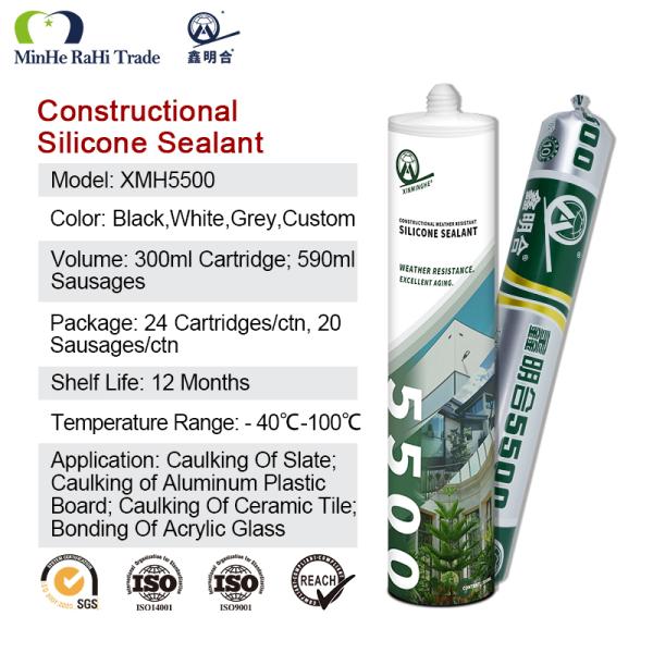MF MH5500 Silicone Sealant 10.1oz Mixture for Waterproof Metal Shed Roof Neutral Transparent RTV Silicone