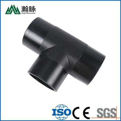 Encaixes de tubulação quentes 125 do HDPE do derretimento da extremidade T 140 160 200 250 110mm igual