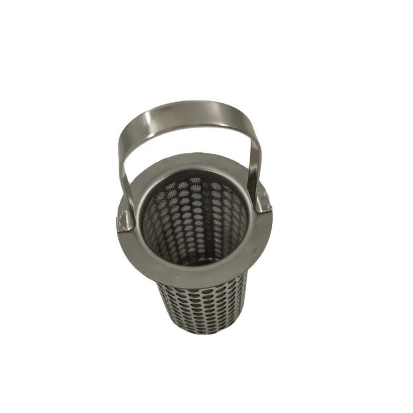 SS304 SS316 Stainless Steel Strainer Basket Silver Color