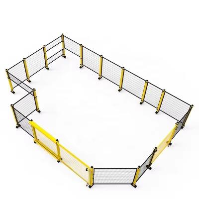 Pallet Racking Machine Protective Wire Mesh Fence For Workshop In Q235 Raw Material