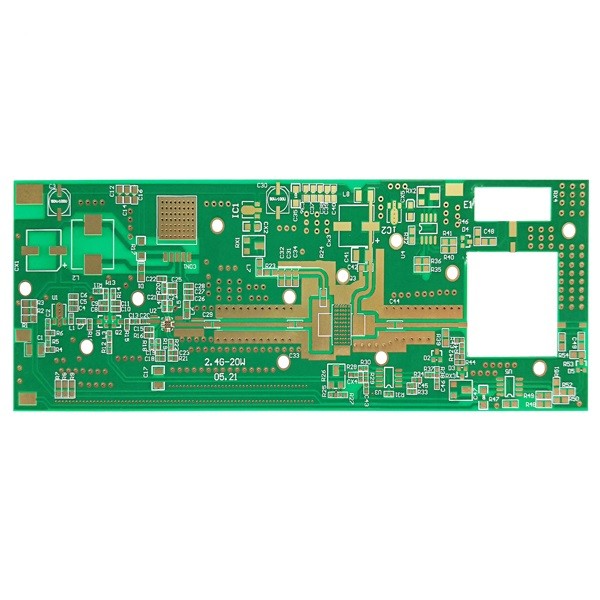 Припой черноты PCB Rogers FR4 4L высокочастотный сопротивляется поверхности ENIG