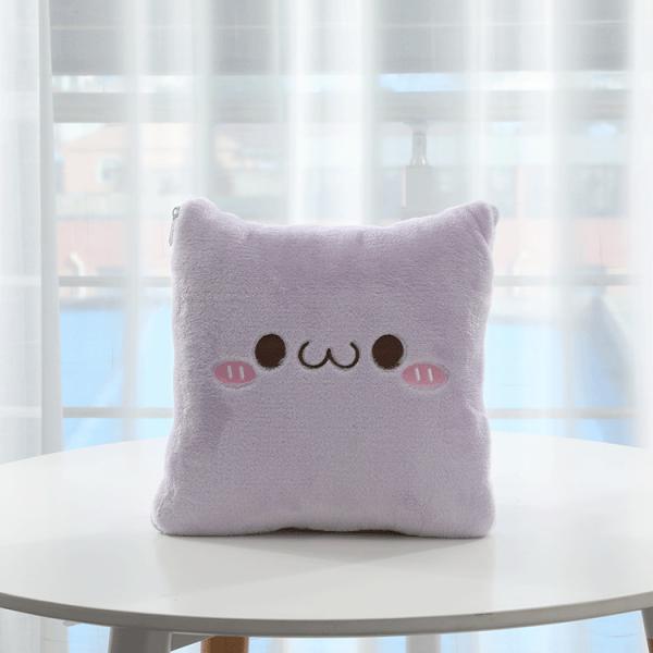 Polyester Foldable Blanket Pillow Customized Premium Soft Flannel Fleece Blanket