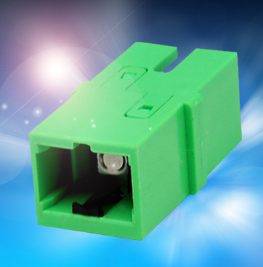 Low Loss 0.1dB SC/APC Fiber Optic Internal Shutter Adapter